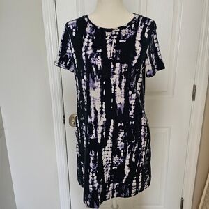 Ellen Tracy Black and White Dress‎